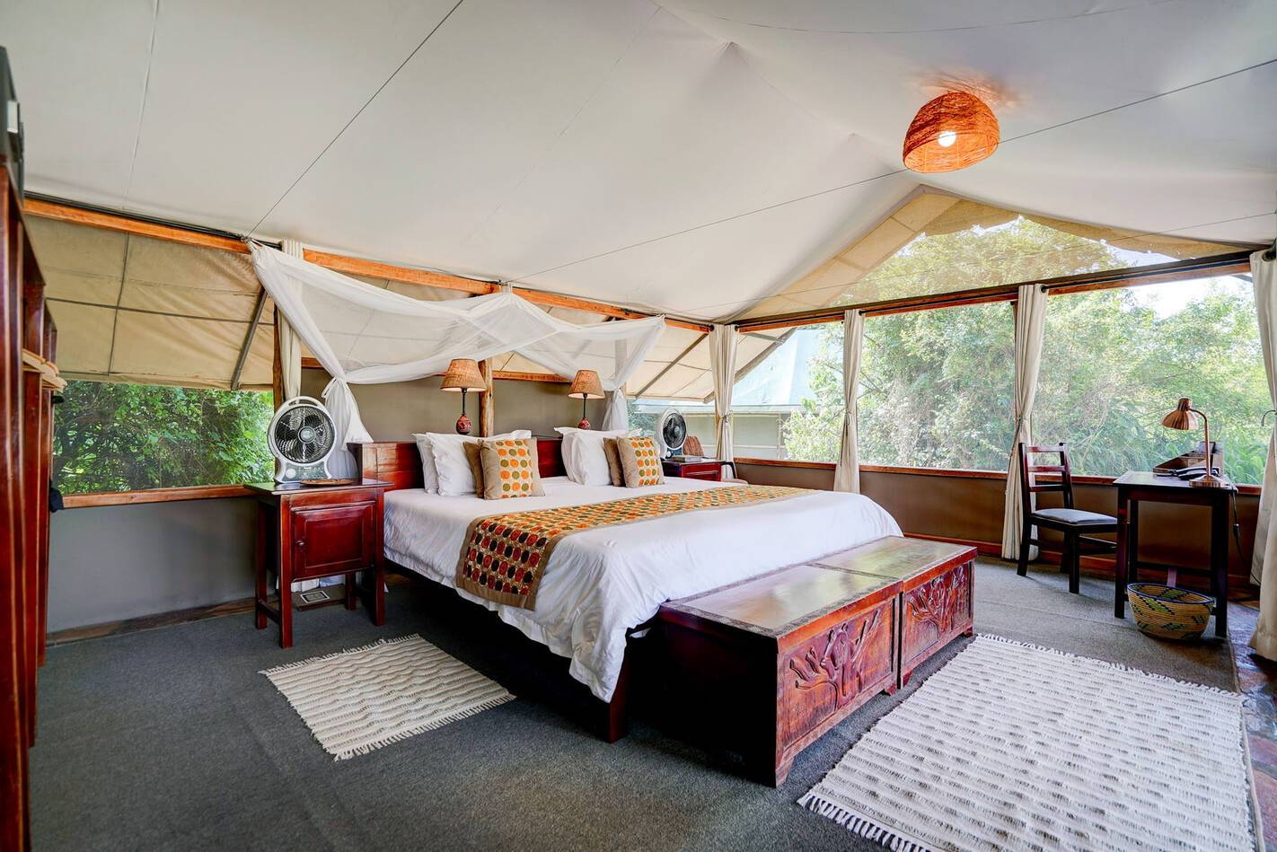 Ishasha Wilderness Camp Ouganda Tente